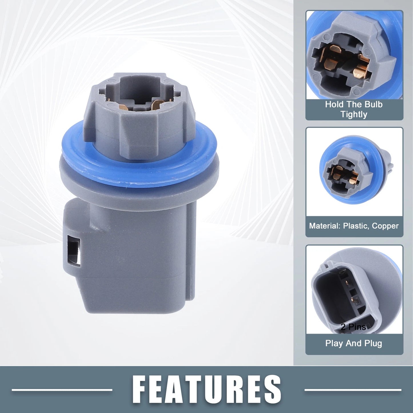 Side Marker Lamp Bulb Socket Holder for Ford F150 F250 F350 (2004-2008)