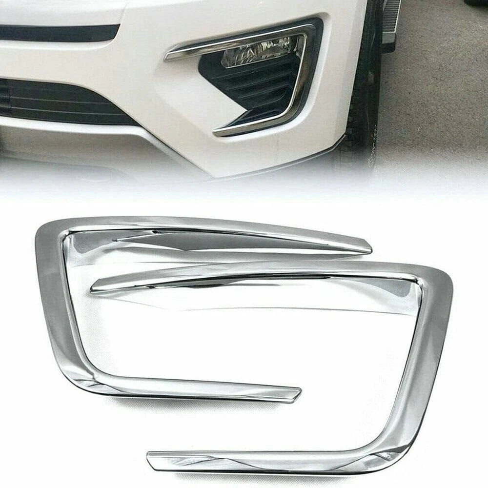 Chrome Front Fog Light Lamp Cover Trim for Ford Expedition (2018–2021)