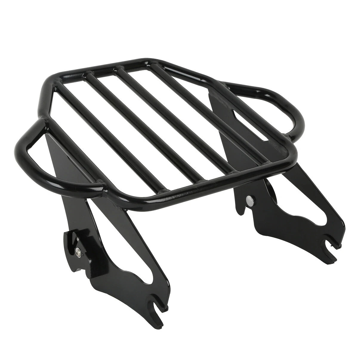 Black Detachable Luggage Rack for Harley Road King Electra Glide (2009 - 2024)