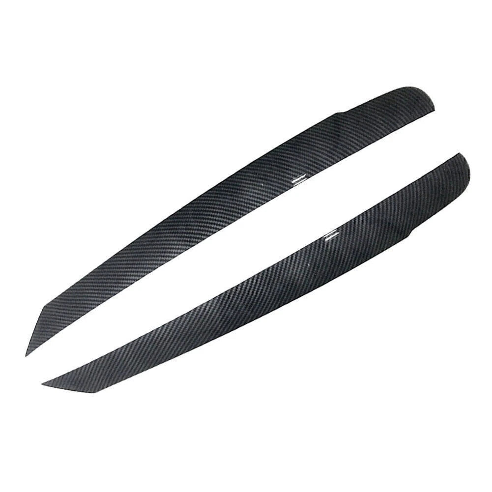 Front Headlight Eyelid Trim Cover for Volkswagen Touran Carbon 2011-2015