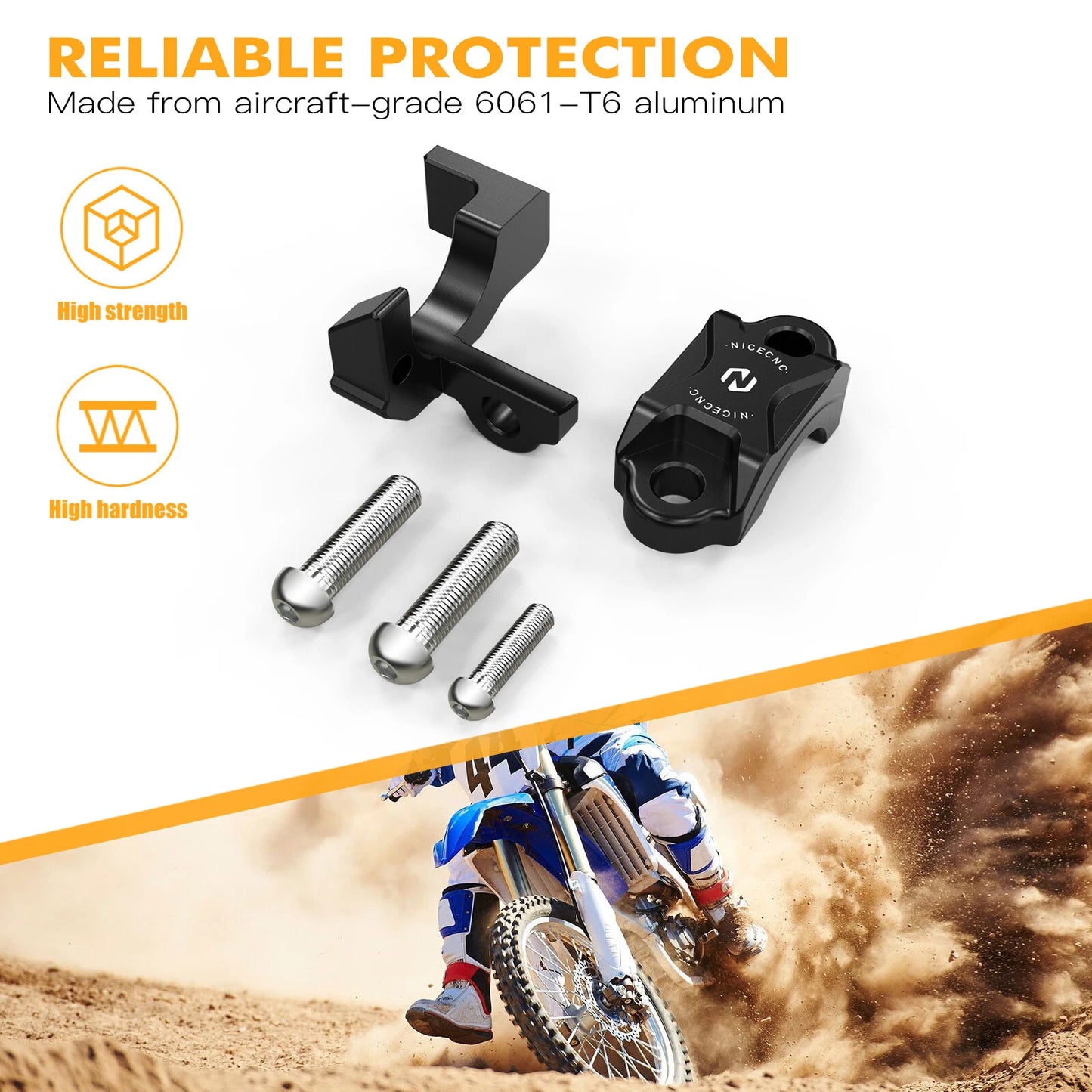 Master Cylinder Clamp Cover for Yamaha YZ125 YZ250 (2008-2023)