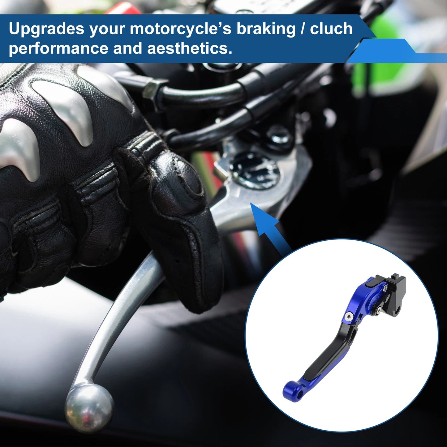Brake Clutch Levers 1 Pair for Kawasaki NINJA 650R (2009–2016)