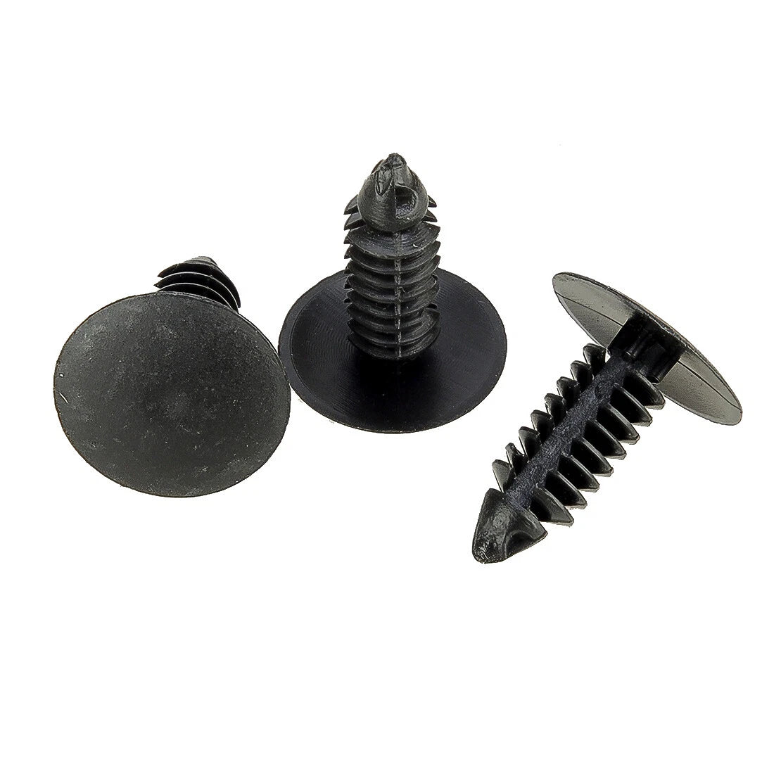 100 Pcs 8mm Bumper Clips Fasteners for Auto Car Fender Push Pins