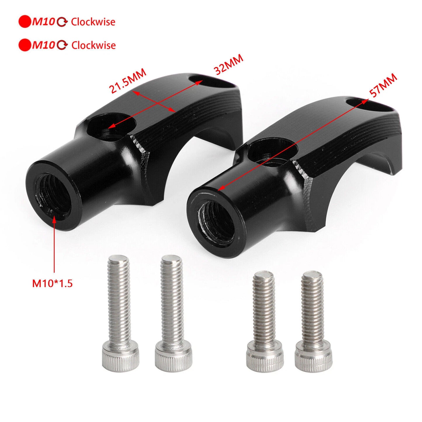 Clamp Block Mounting Brake Master Cylinder for BMW R 1200/1250 GS (2013-2023)