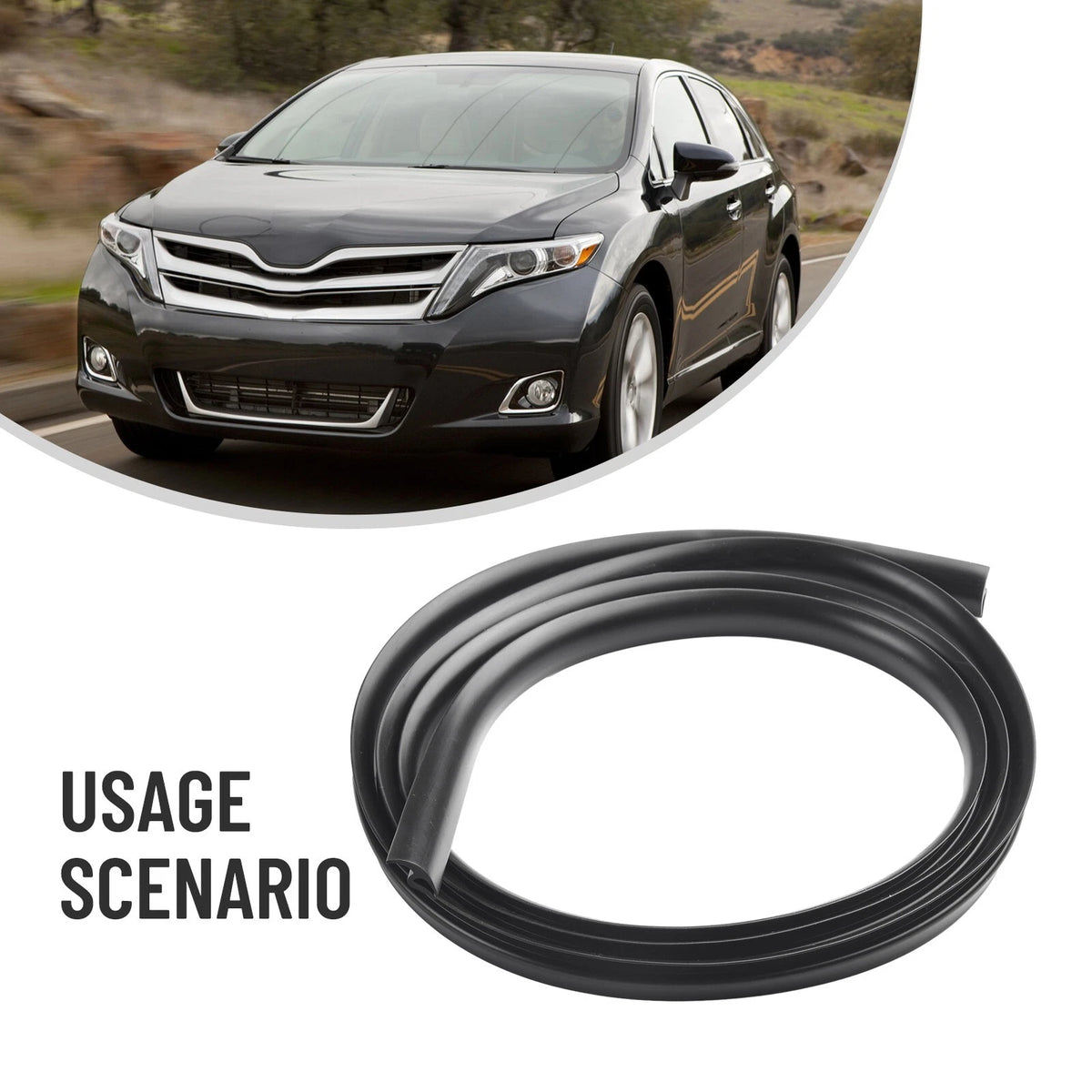 Seal Strips Trim / 2m / Car Front Windshield Weatherstrip Rubber Parts for Car