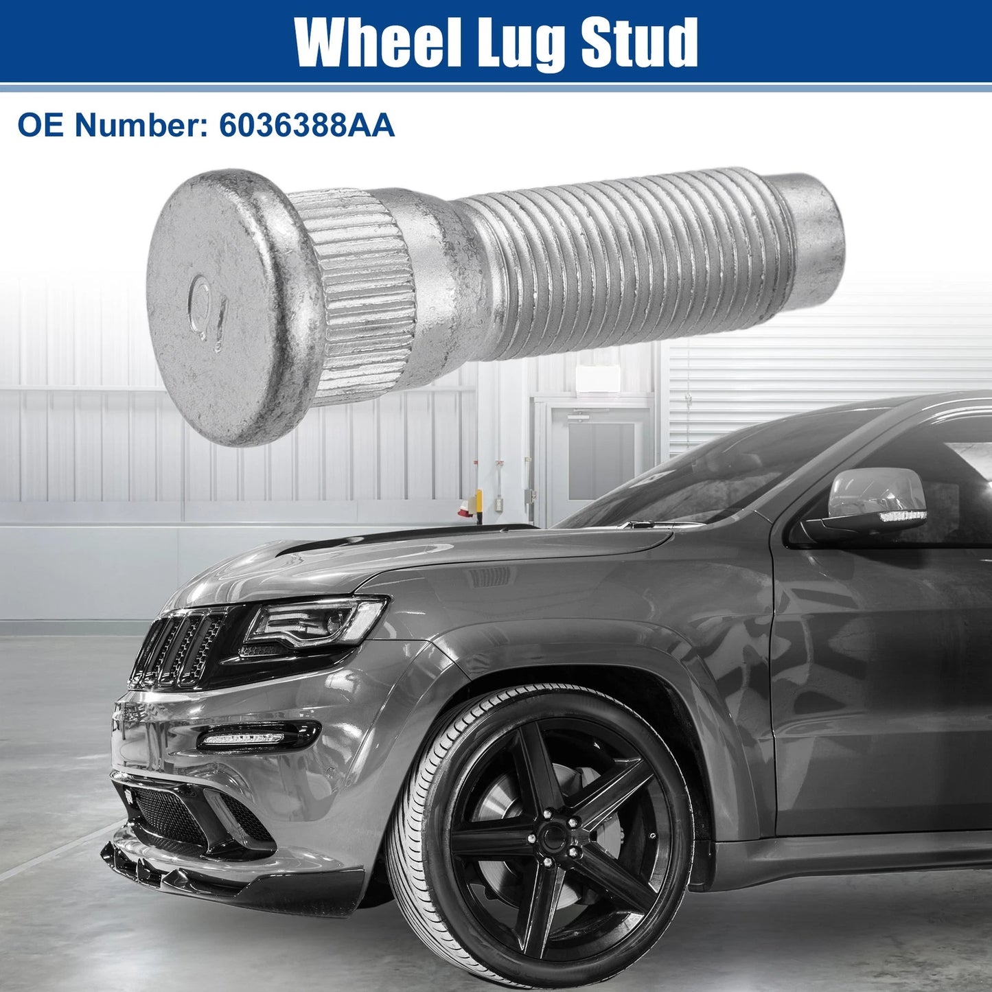 5 x 1/2"-20 Wheel Lug Studs for Jeep Liberty (2002-2012)