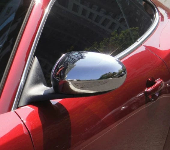 Chrome Side Door Mirror Covers for Jaguar XK X150 (2006-2009)