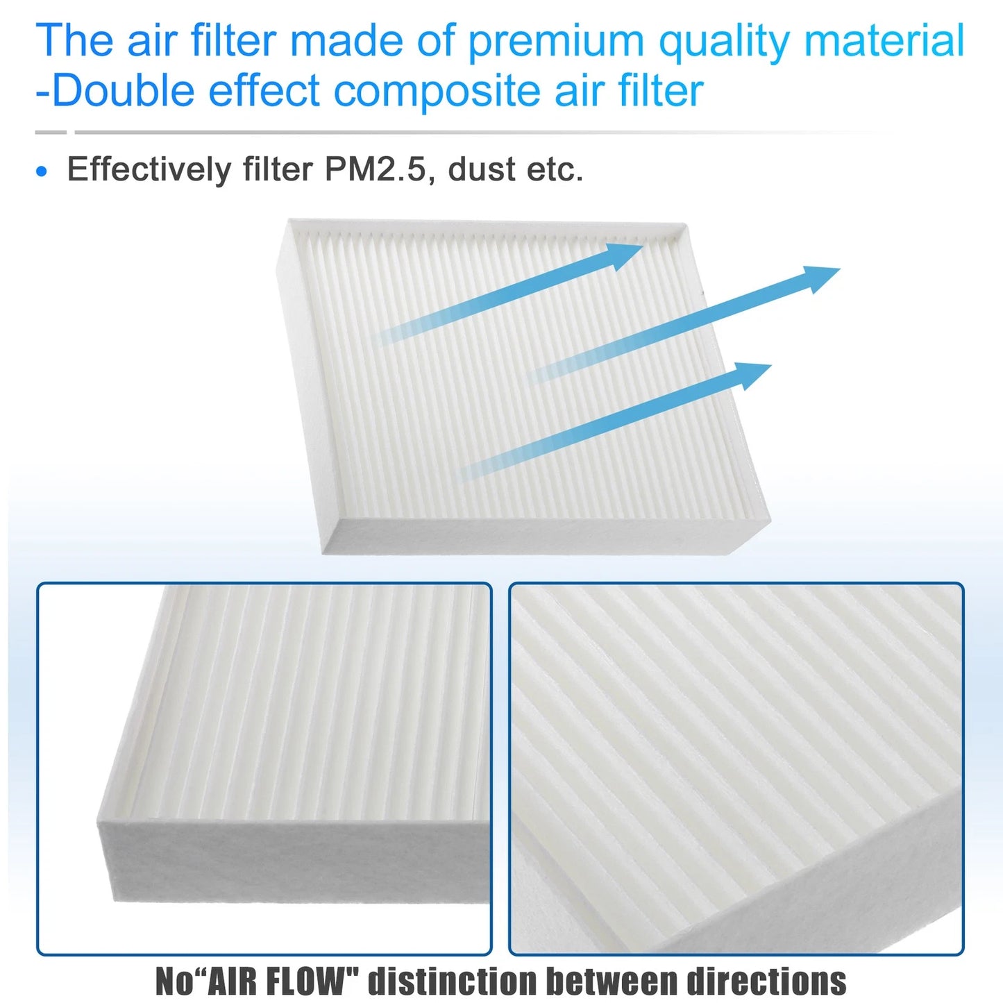 Engine & Cabin Air Filter Combo Set for Hyundai Sonata (2011-2019)