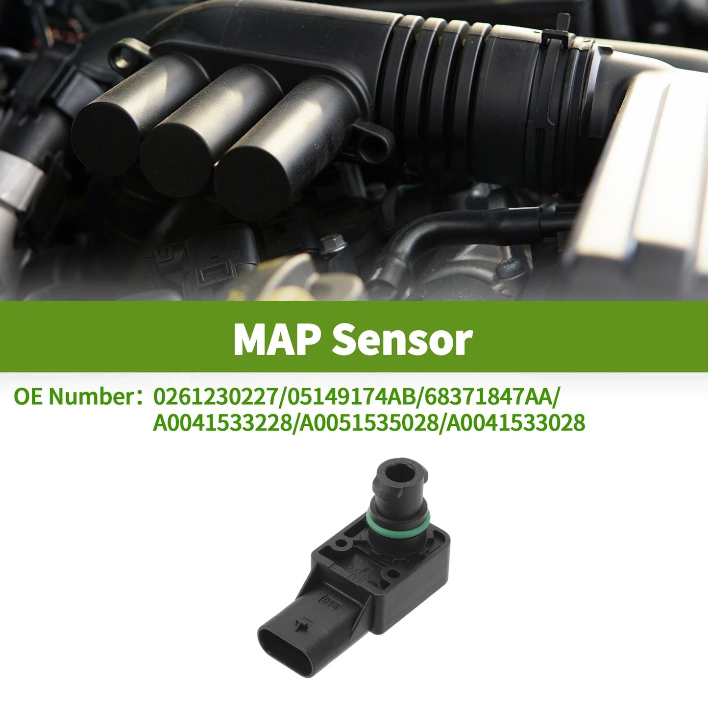 MAP Sensor for JEEP Wrangler 3.6L (2014-2016)
