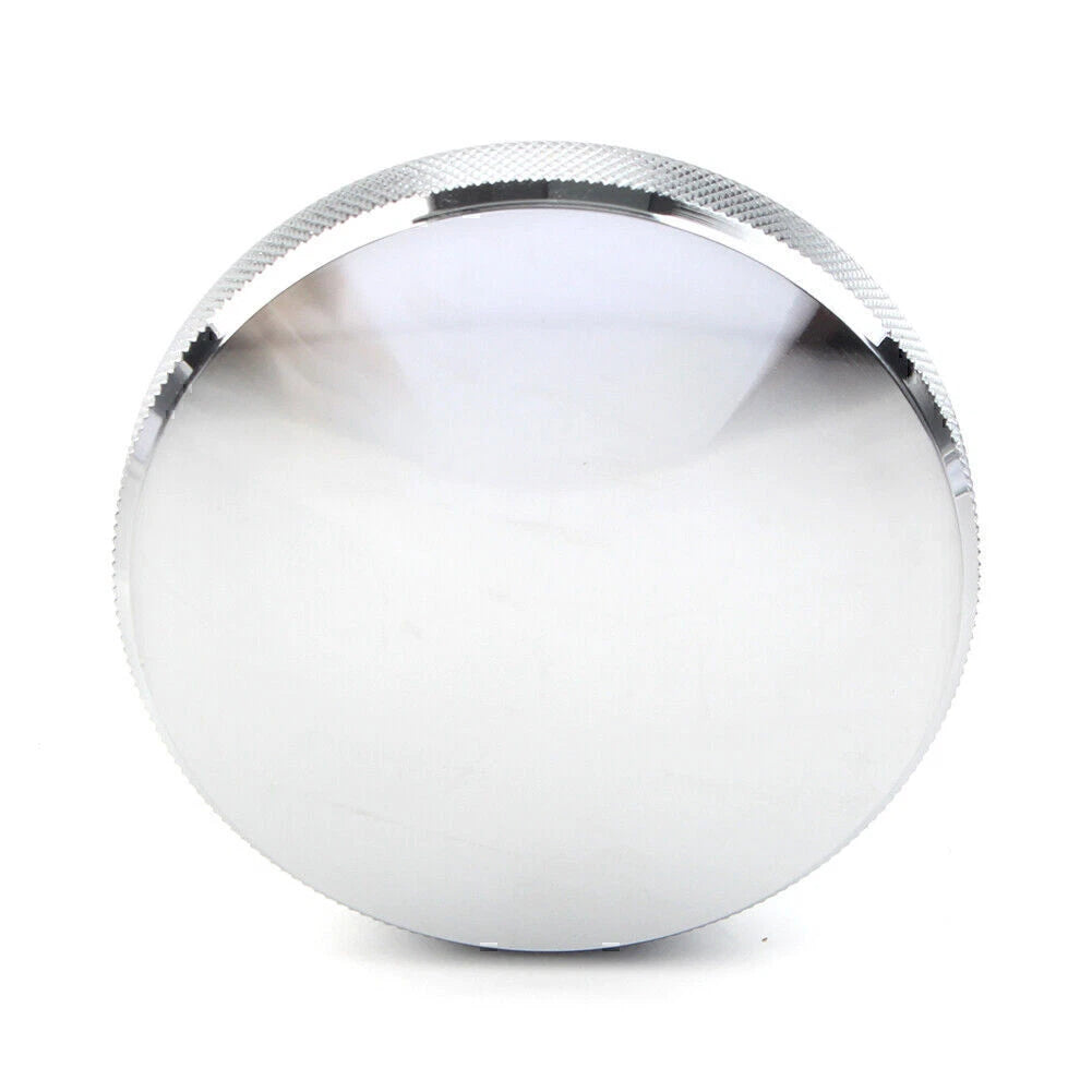 Chrome Vented Gas Cap Fuel Tank Cover for Harley Dyna, Road King, Softail