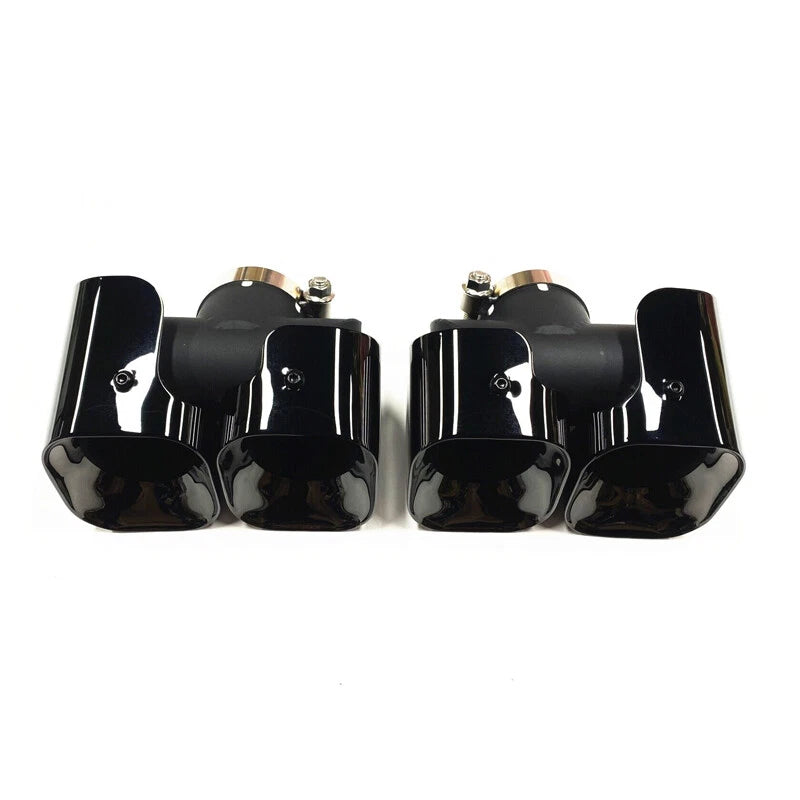 Rear Tail Exhaust Muffler Tip Pipes for Land Rover Defender 90 110 130 (2020-2024)