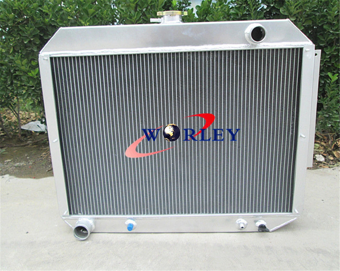 3 x QLD-3ROW Aluminum Radiator for Plymouth Fury V8 (1967-1970)