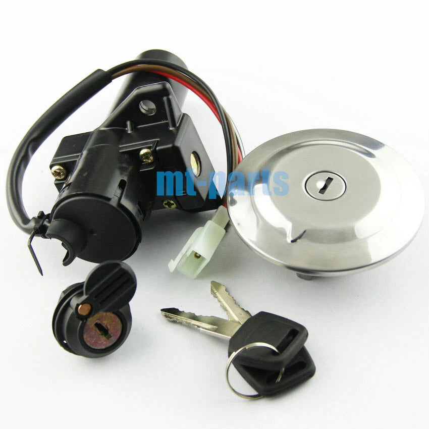 Fuel Gas Cap Ignition Key Switch Seat Lock for Yamaha YBR125 (2005-2009)