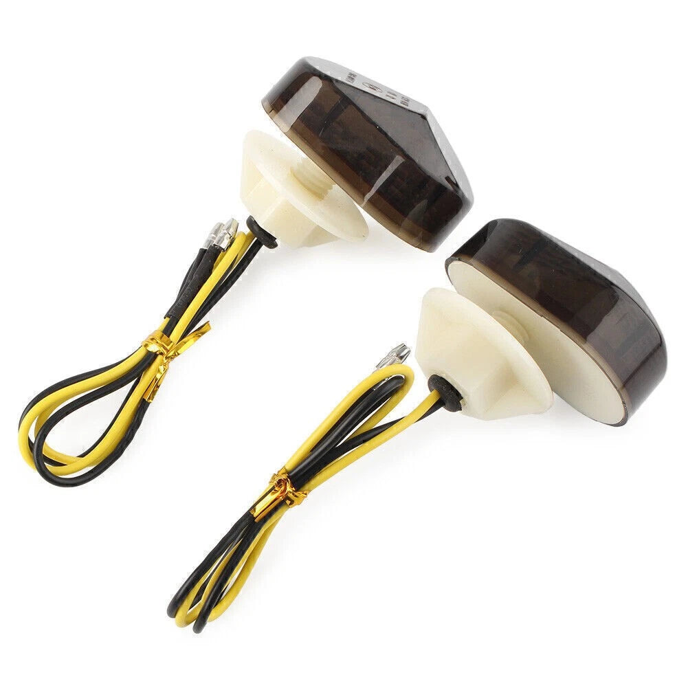 Smoke LED Turn Signal Lens for Kawasaki Z750 ZZR600 ZX6R ZX7R ZX9R (2004-2023)