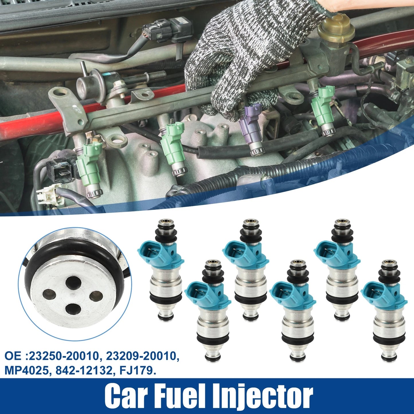 6 x Fuel Injector Nozzles for Toyota Camry 3.0L (1994-2001)