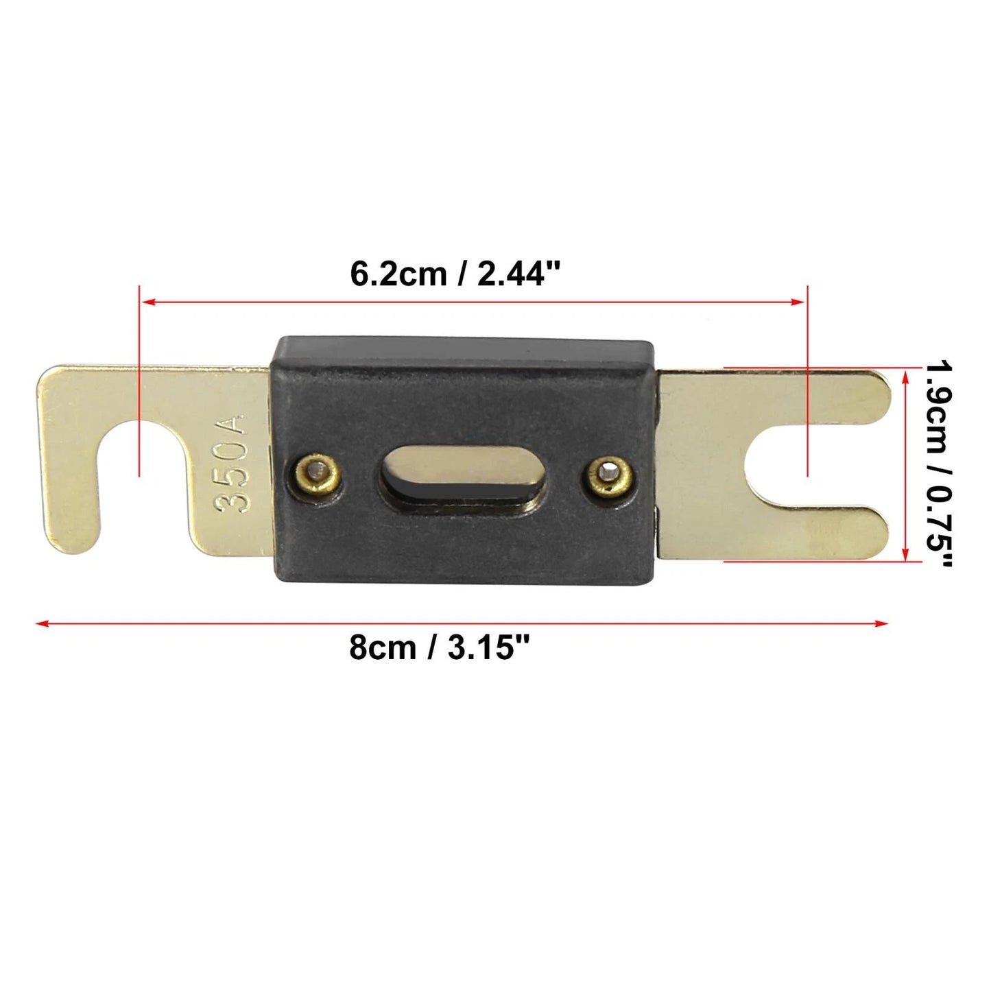 10 x 350A ANL Fuse for Car Truck Motorcycle Boat Audio CDs