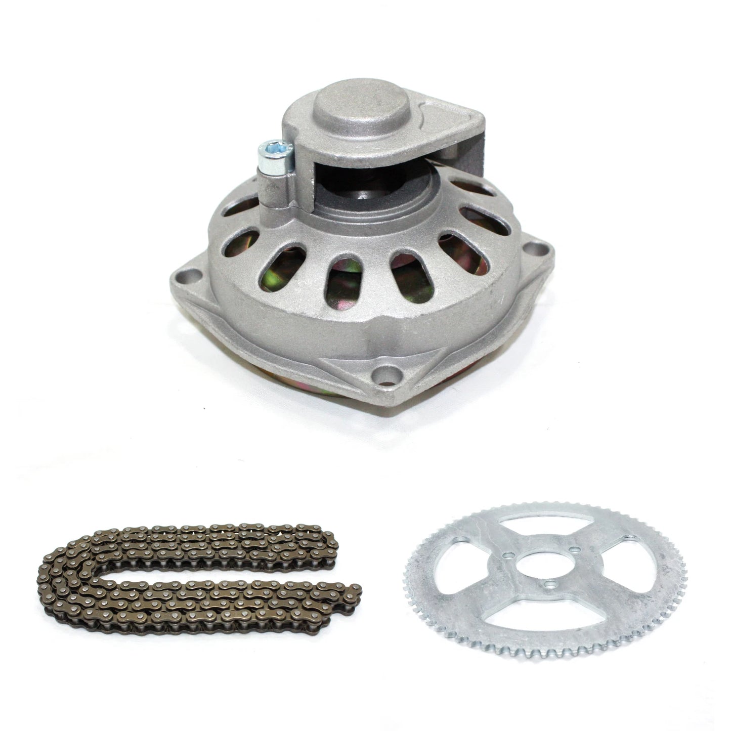 6T Clutch Drum + 25H Chain + Sprocket for 49cc Pocket Quad Dirt Bike ATV