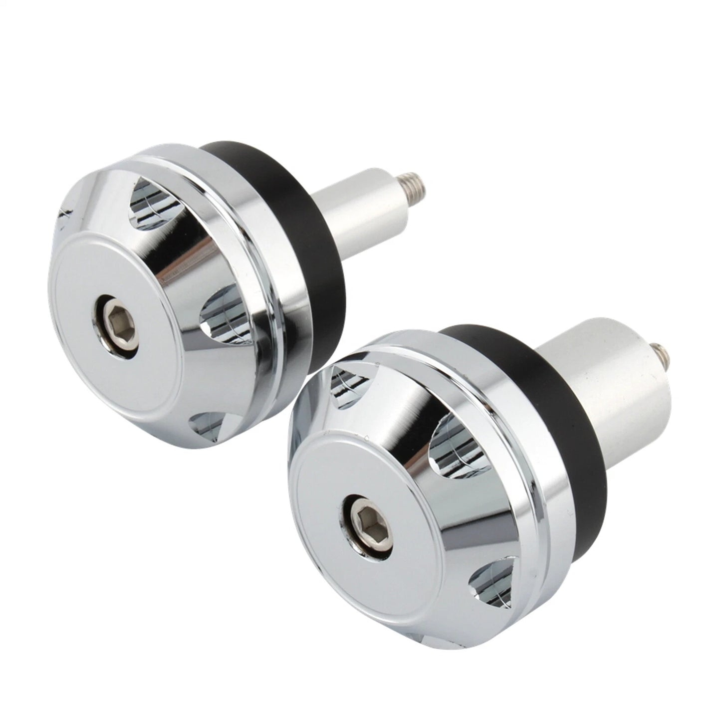 2 x Silver Front Wheel Axle Nut Cap Covers for BMW RnineT (2017-2022)