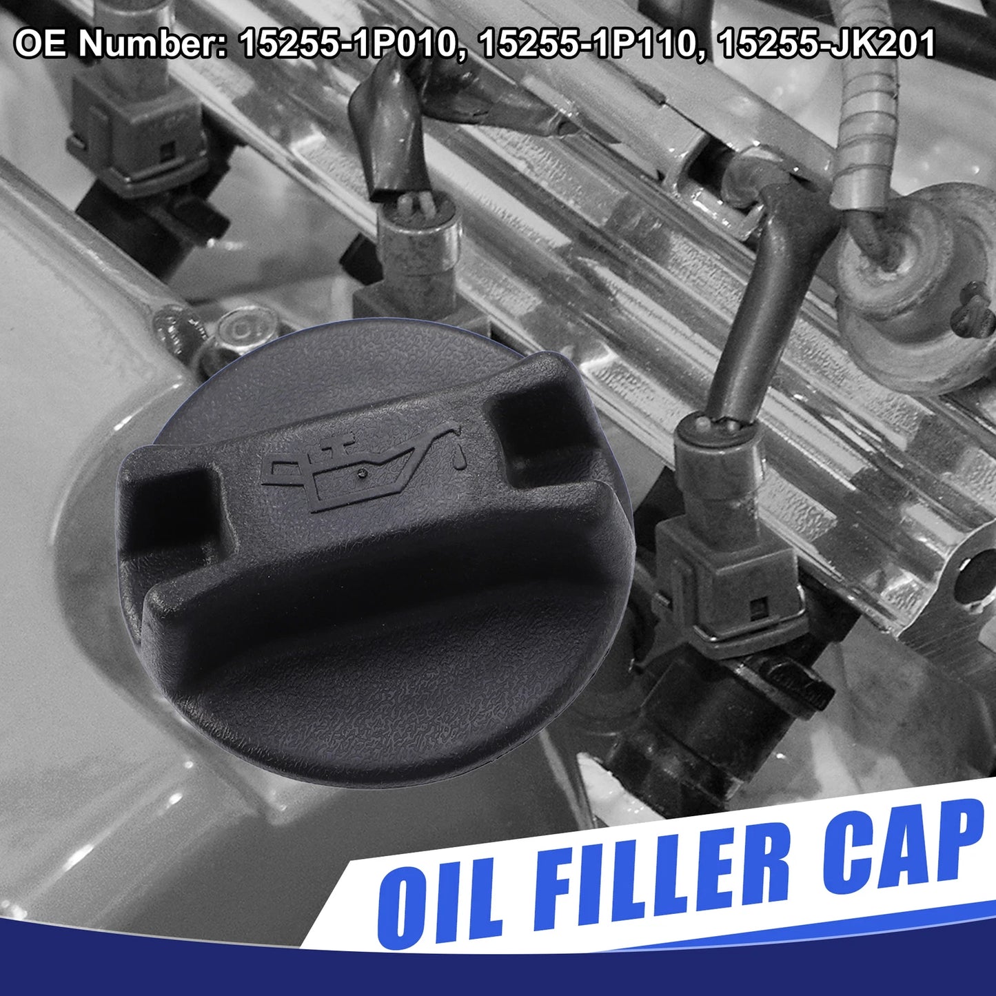 Engine Fuel Tank Cap Gas Oil Filler Plug Cover for Nissan