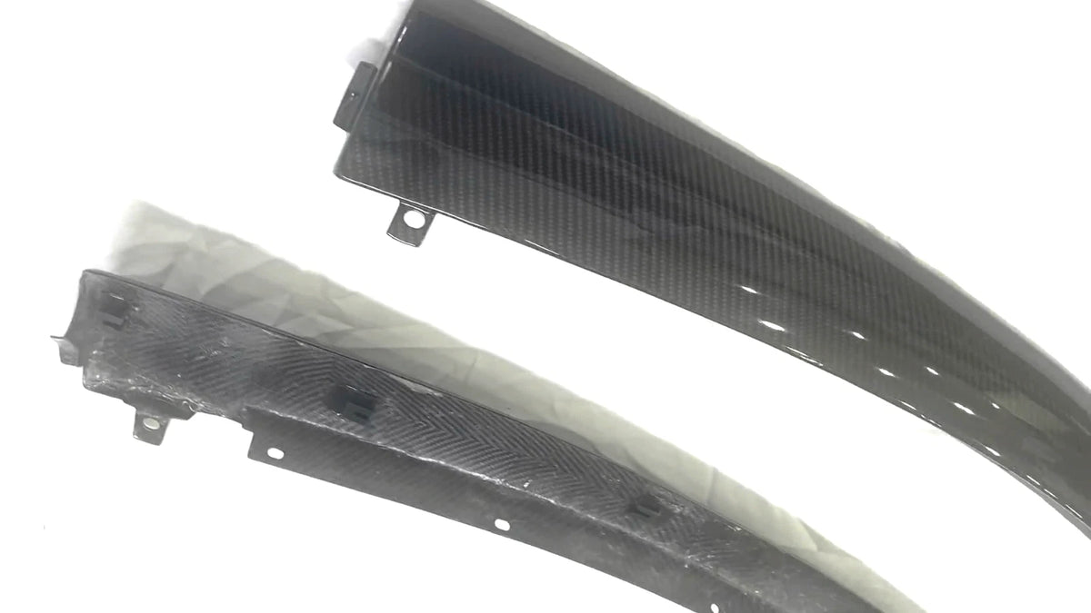 Full Carbon Fiber Windshield Strip A Pillar Replace for Nissan 350Z Z33 2003-08