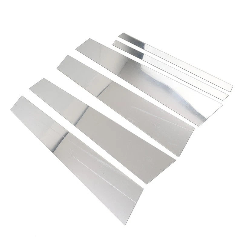 Silver Pillar Post Door Window Cover Trim for Infiniti G35 G37 Sedan (2002-2013)