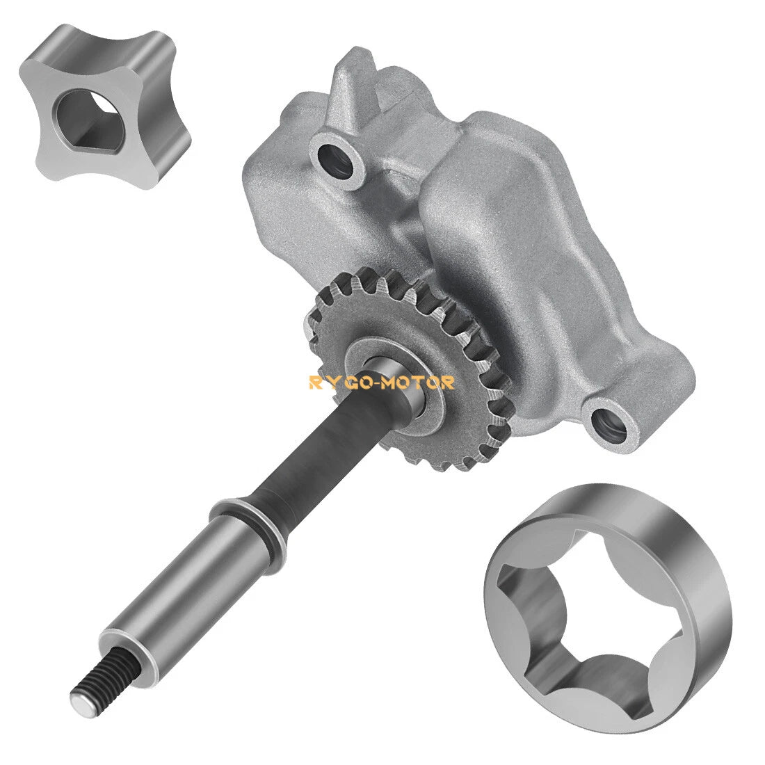 Oil Pump Cover, Rotor & Shaft for Kawasaki Brute Force 650/750 4x4 4x4i (2005–2024)