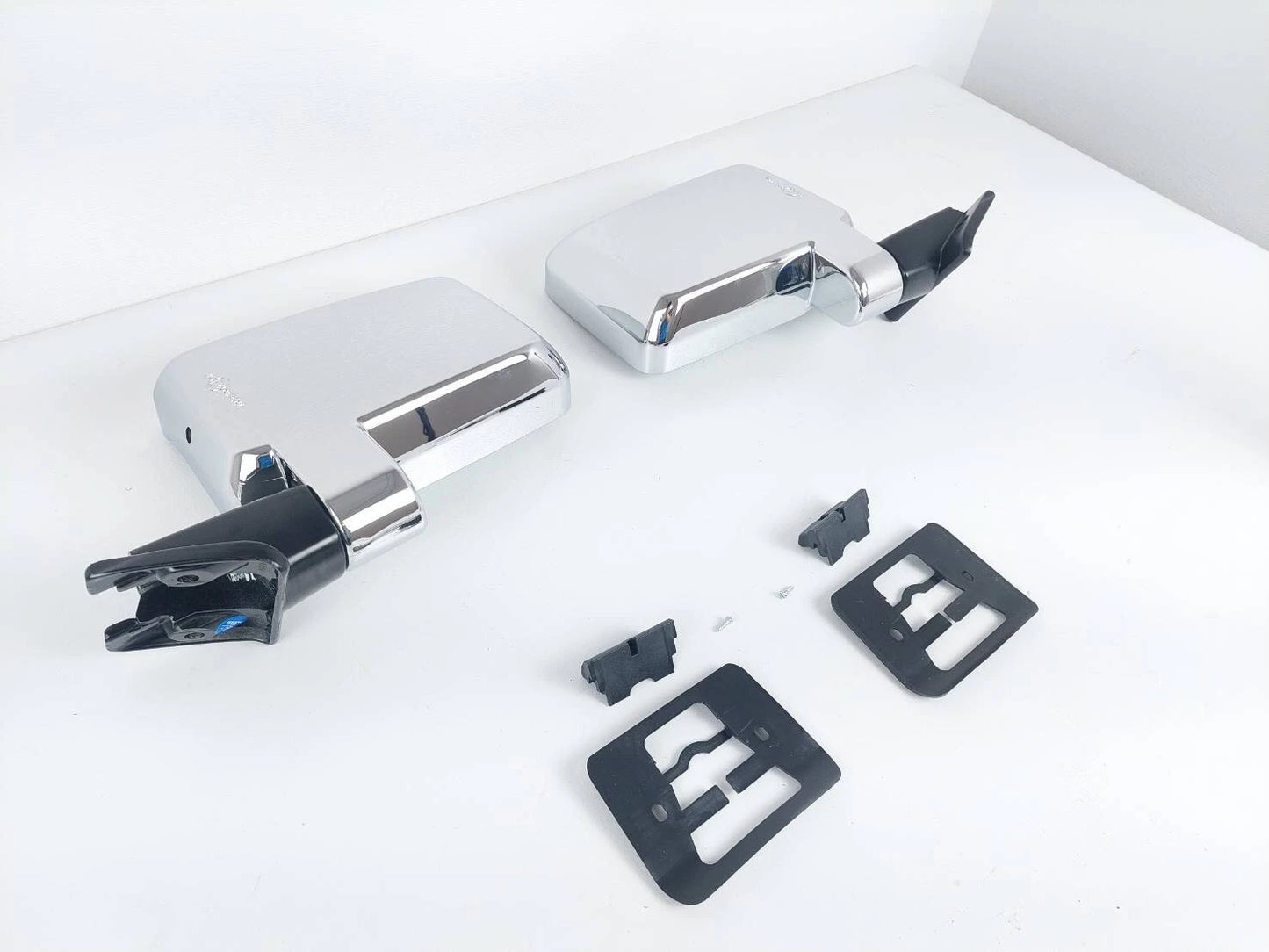 Chrome Flat Side Door Mirror for Landcruiser 60 Series (1987-1990) LH+RH