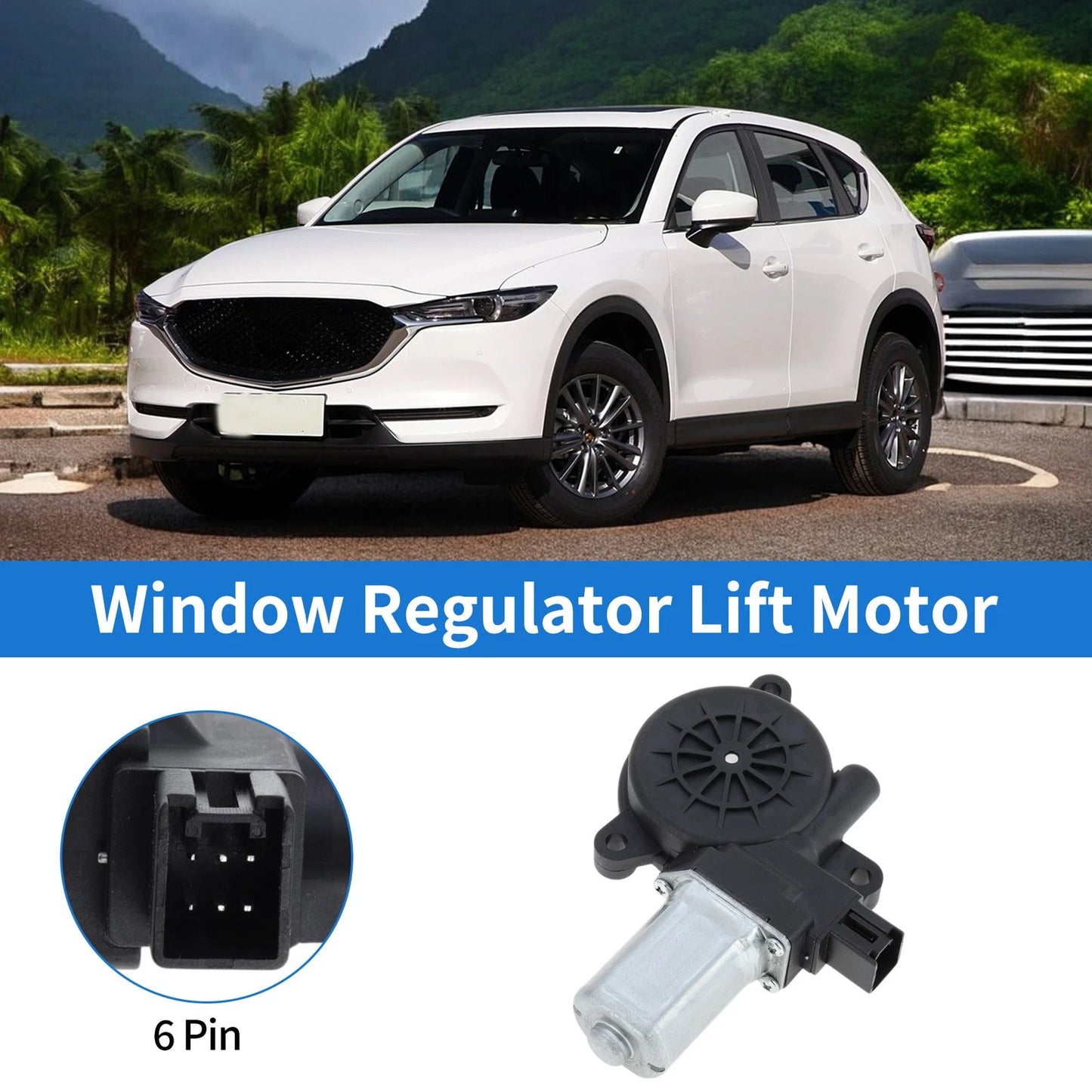 Power Window Regulator Lift Motor for Mazda CX-5 (2017-2019)