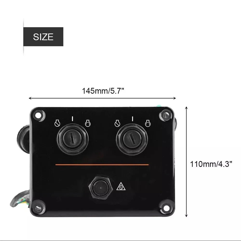 Yamaha Outboard Dual Remote Control Panel Main Key Switch for 6K1 Series