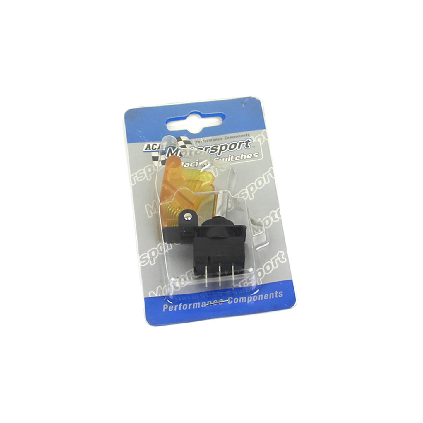 Yellow 12v Single Missile Race Switch for ACA Motorsports