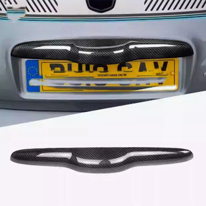 100% Real Carbon Fiber Tailgate Strip Cover Trim for Fiat 500 2009-2019 ABARTH