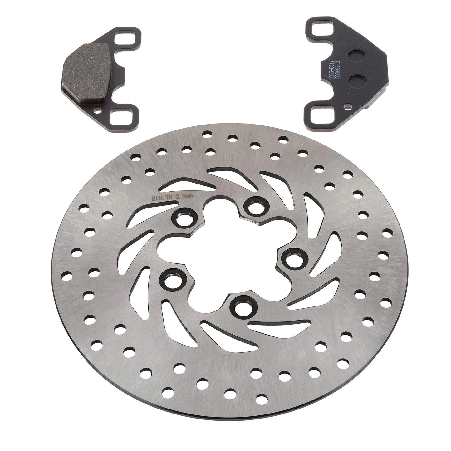 Rear Brake Rotor & Semi-Metallic Pads for Polaris RZR 170 (2009–2016)