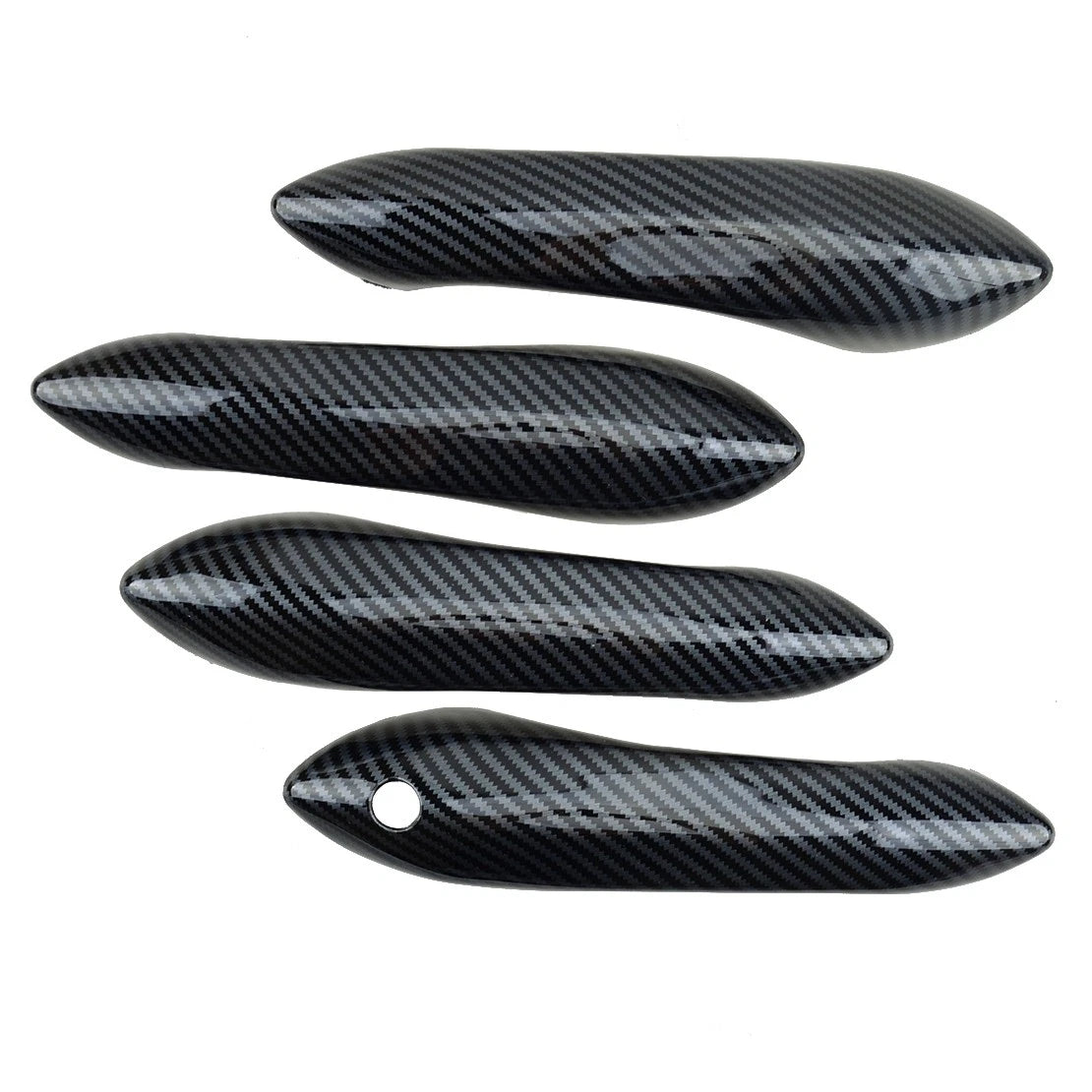 Carbon Fiber ABS Exterior Door Handle Cover Trim for BMW 5 Series (2011-2016)