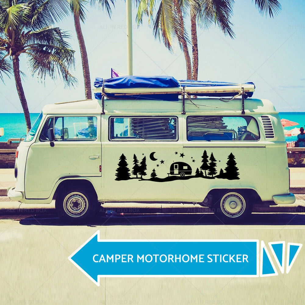 Vinyl Decal Sticker for Camper Van Motorhome Caravan Adventure