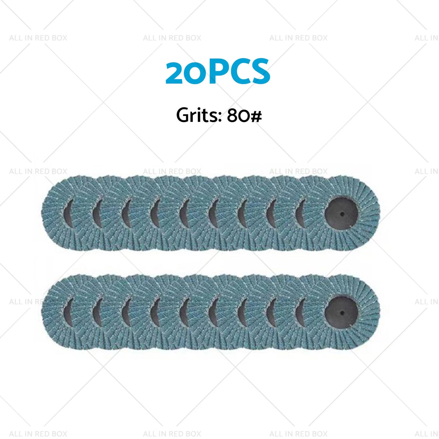 20 x 2" Zirconia Flap Discs for Metal Sanding