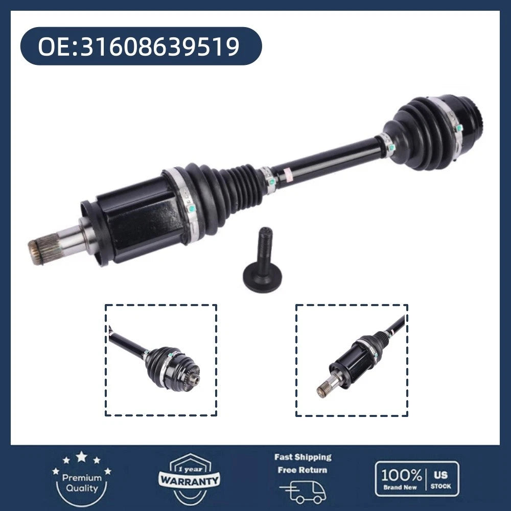 Front Left Driver Side Axle Shaft for BMW 740i (2017–2020)