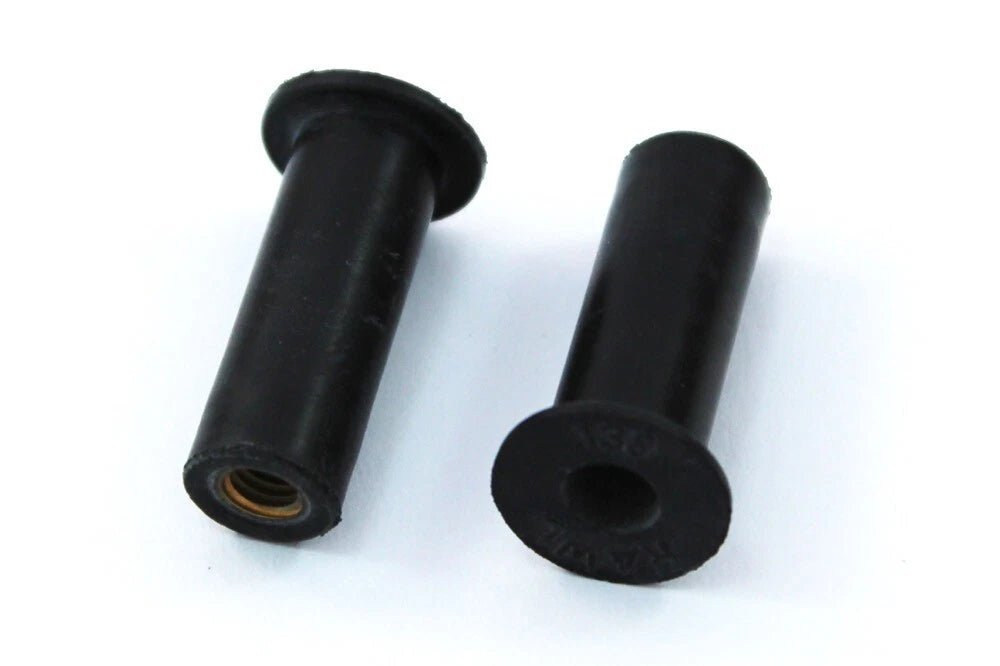 6x Viento parabrisas Escudo Goma Well Tuercas Tornillos for Suzuki