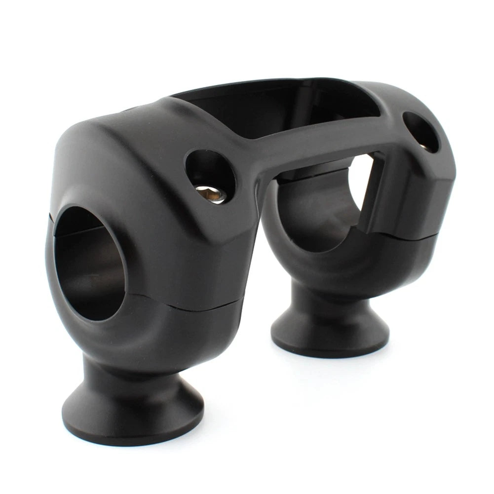 1.25" Handlebar Riser Clamp Kit for Harley Softail Dyna Street Bob Fat Bob