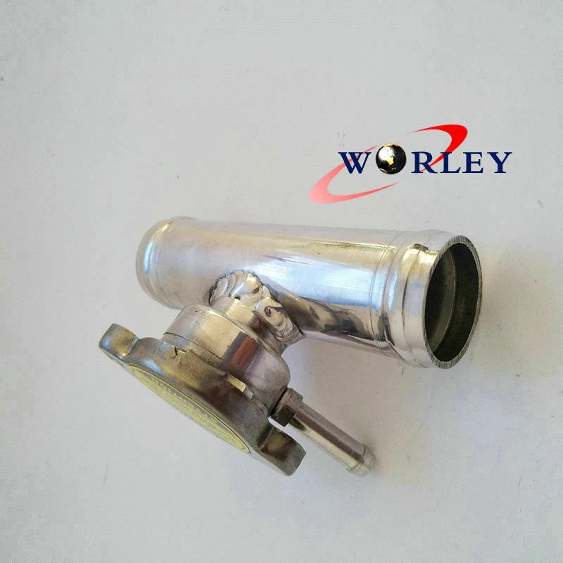 32mm Aluminum In-Line Radiator Hose Connector Filler Neck/Cap for Car