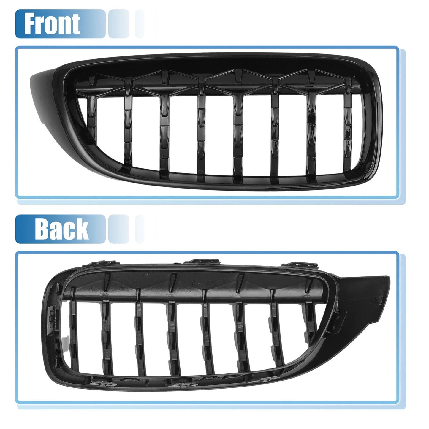 Front Hood Bumper Grille for BMW 428i xDrive 430i xDrive 440i (2014-2020)