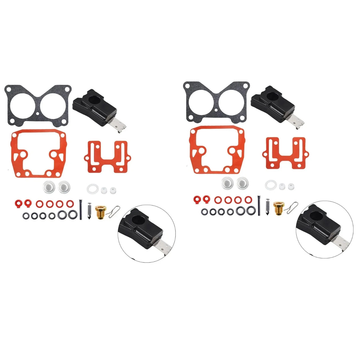 Carburetor Repair Kit for OMC/Johnson/Evinrude Sierra 18-7046 Engines