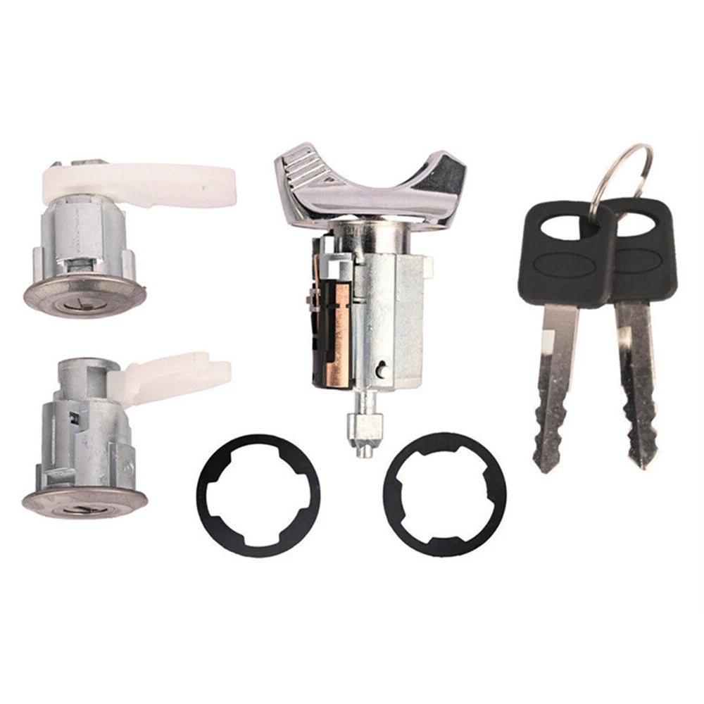 Ignition Door Lock Cylinder Set for Ford F150 F250 Ranger Van (1992-1996)