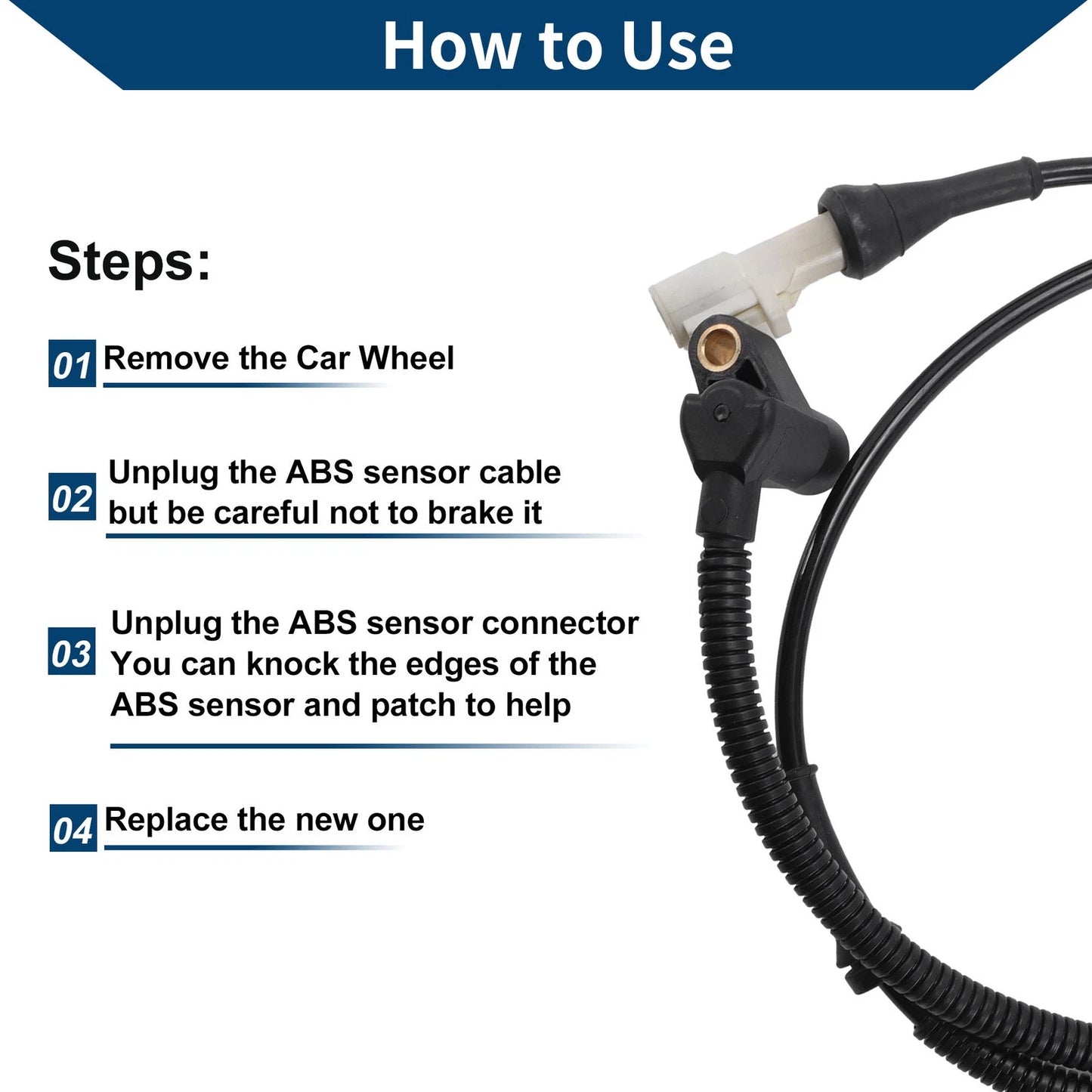 ABS Wheel Speed Sensor for Ford Taurus (1996-1999)