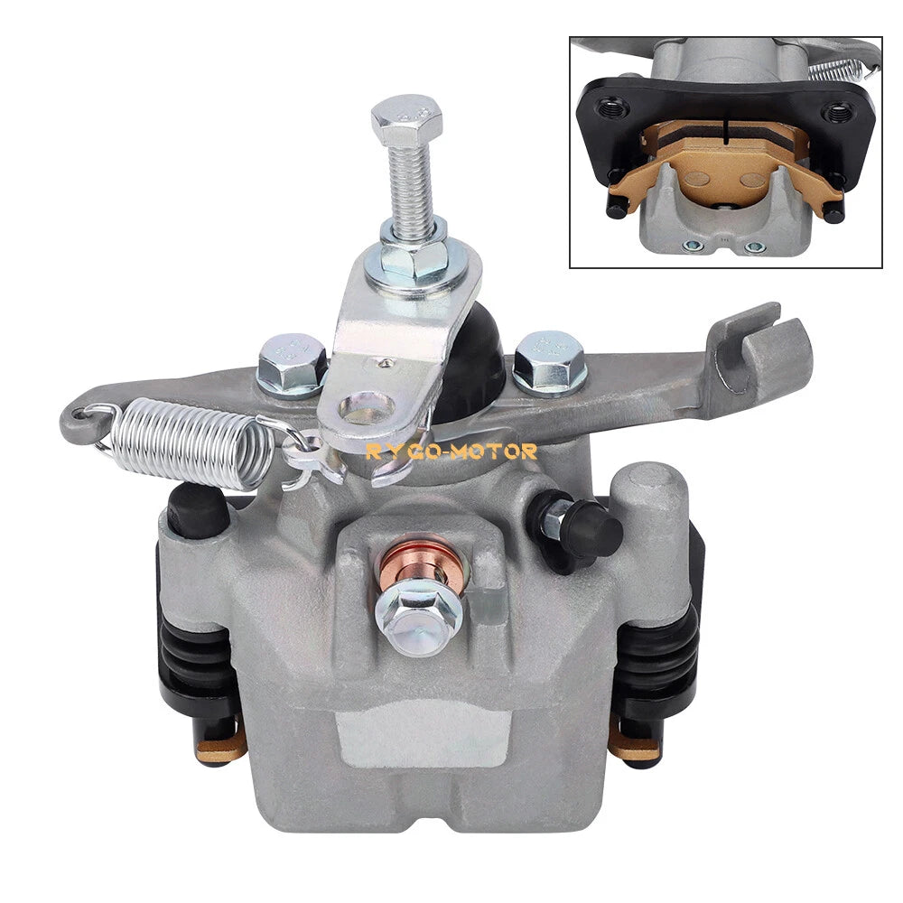 Rear Right Brake Caliper W/ Pads for KAWASAKI KAF820 Mule Pro FX FXT DX DXT