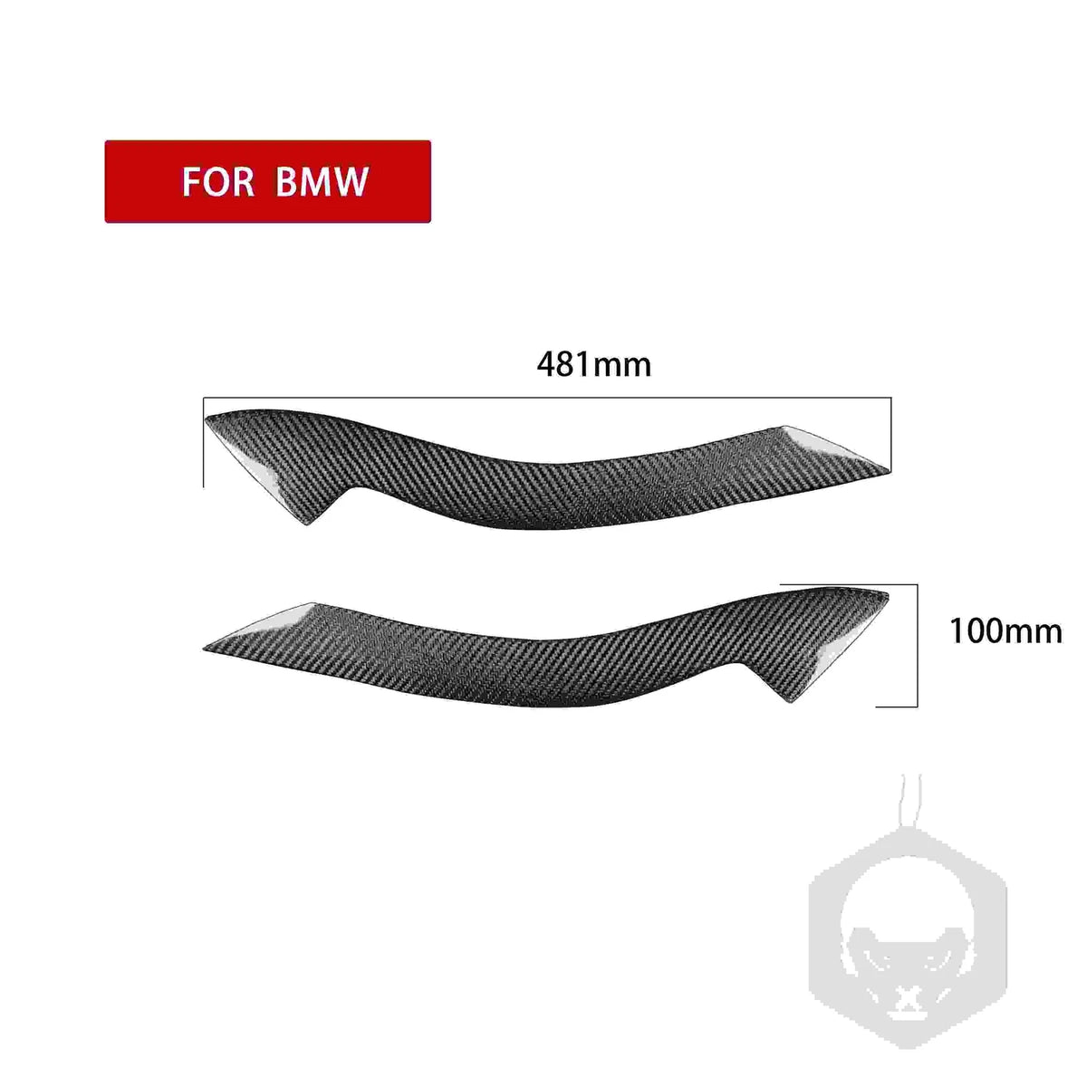 Carbon Fiber Headlight Eyelid Eyebrow Cover Trim for BMW Z4 E89 2009-2015
