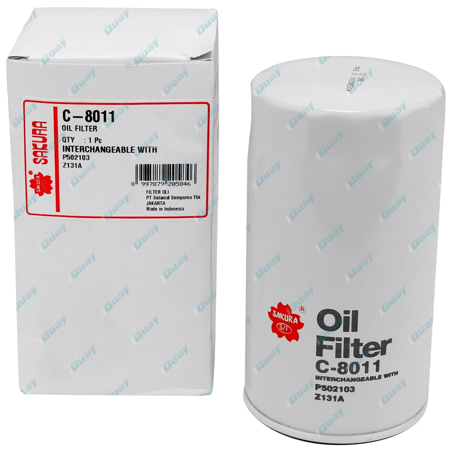 Oil Filter for Toyota Hilux RN105R RN106R RN110R RN85R RN90R 2.4L 4cyl (1988-1992)