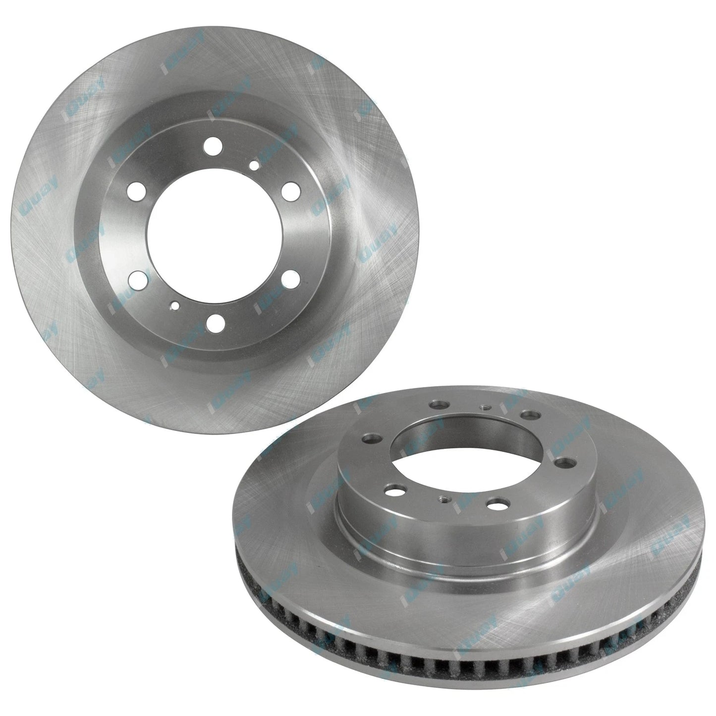 2 x Front Brake Rotors & Pads for Toyota Prado GRJ150R V6 4.0L (2009-2018)