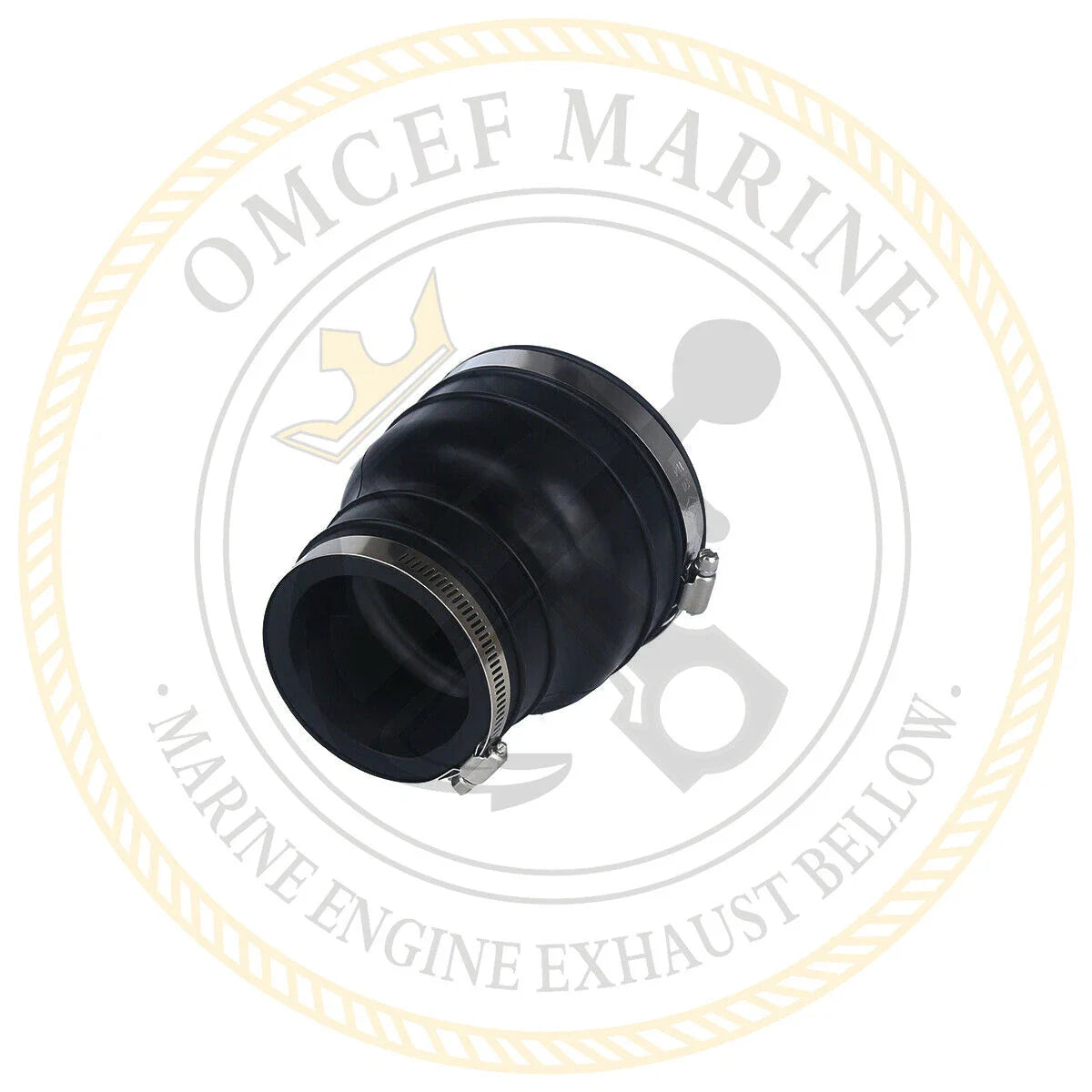 3-4" OMC Sterndrive Exhaust Hose w/ 2 Clamps