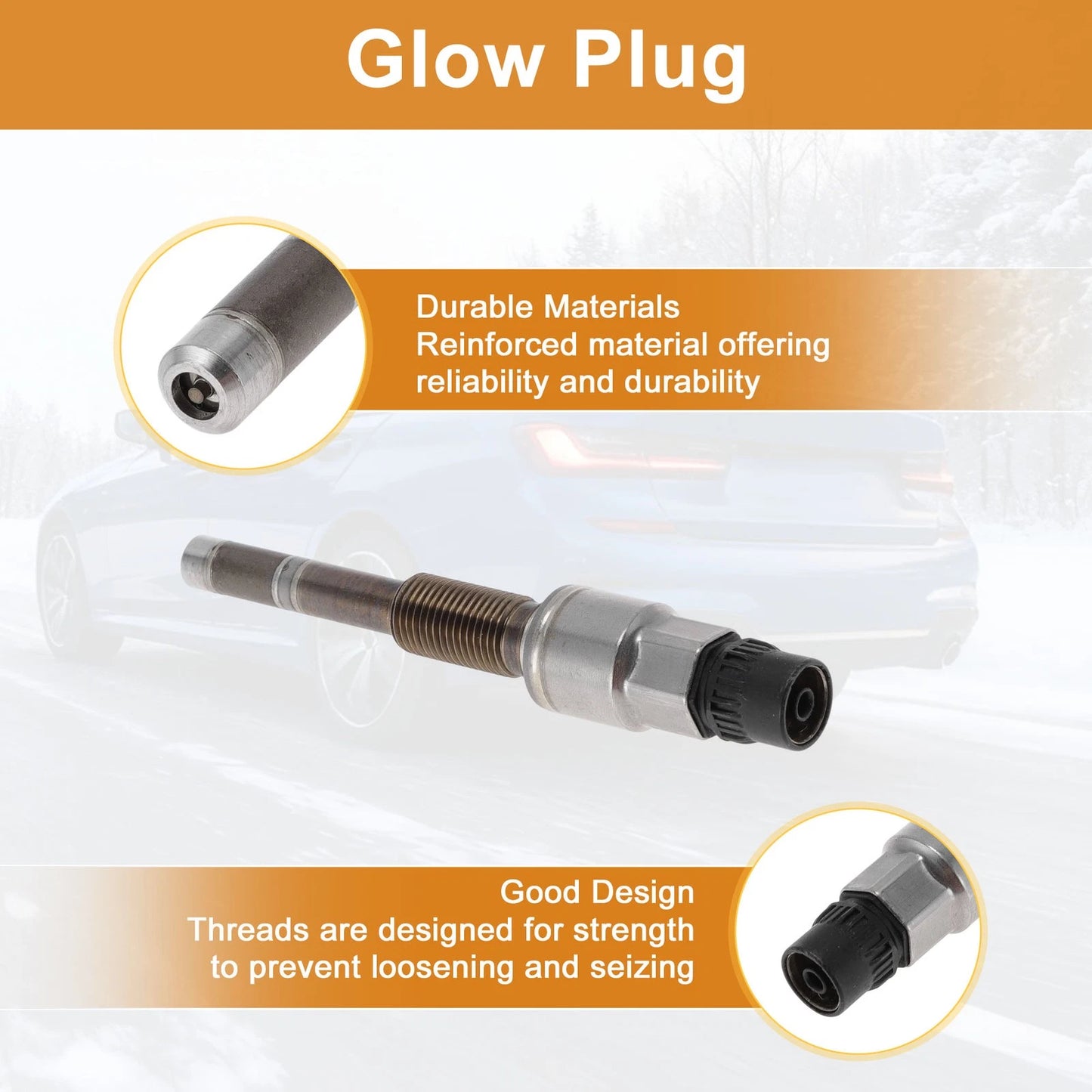 1 Pc Diesel Glow Plug for BMW (2000-2006)