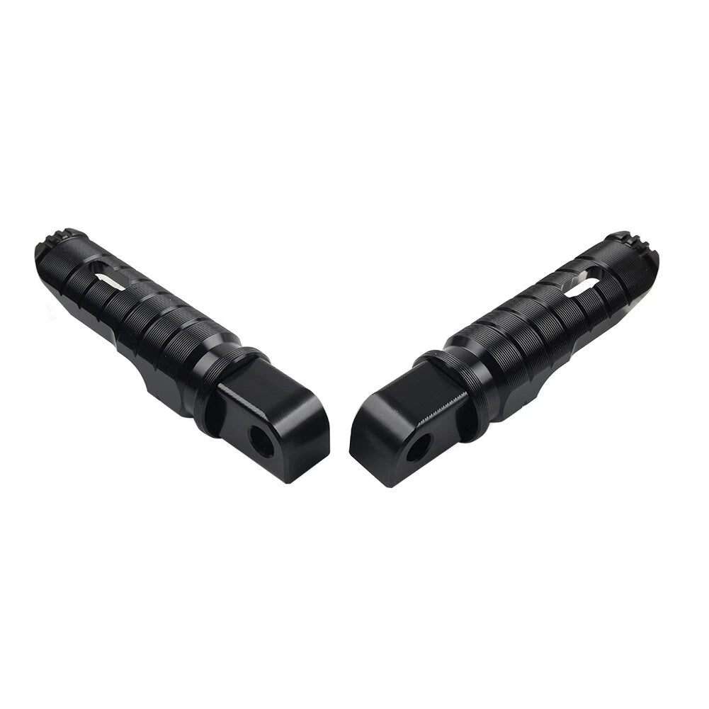 Black Rear Footrest Pegs for Suzuki V-Strom 650 DL650 GSXS1000 (2018-2024)